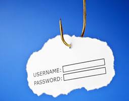 Are You A Victim of Email Whaling? 6 A piece of paper on a metal hook, with the words "Username" and "Password" written on it.