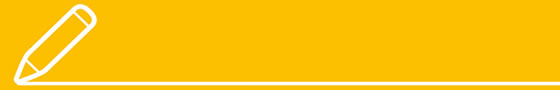 email signature top tips A graphic of a pencil drawing a straight line on a yellow background.
