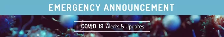 emergency-email-signature-rocketseed An email banner with the message "EMERGENCY ANNOUNCEMENT" and "COVID-19 Alerts & Updates".