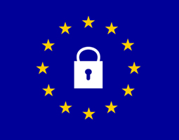 GDPR: Your data’s safe with Rocketseed 9 The European Union logo with a closed padlock icon in the centre of the stars.