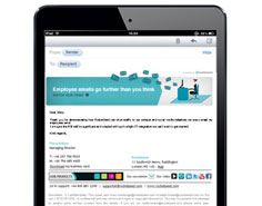 What do your emails say about you? 1 A black iPad, with an email visible on the screen.
