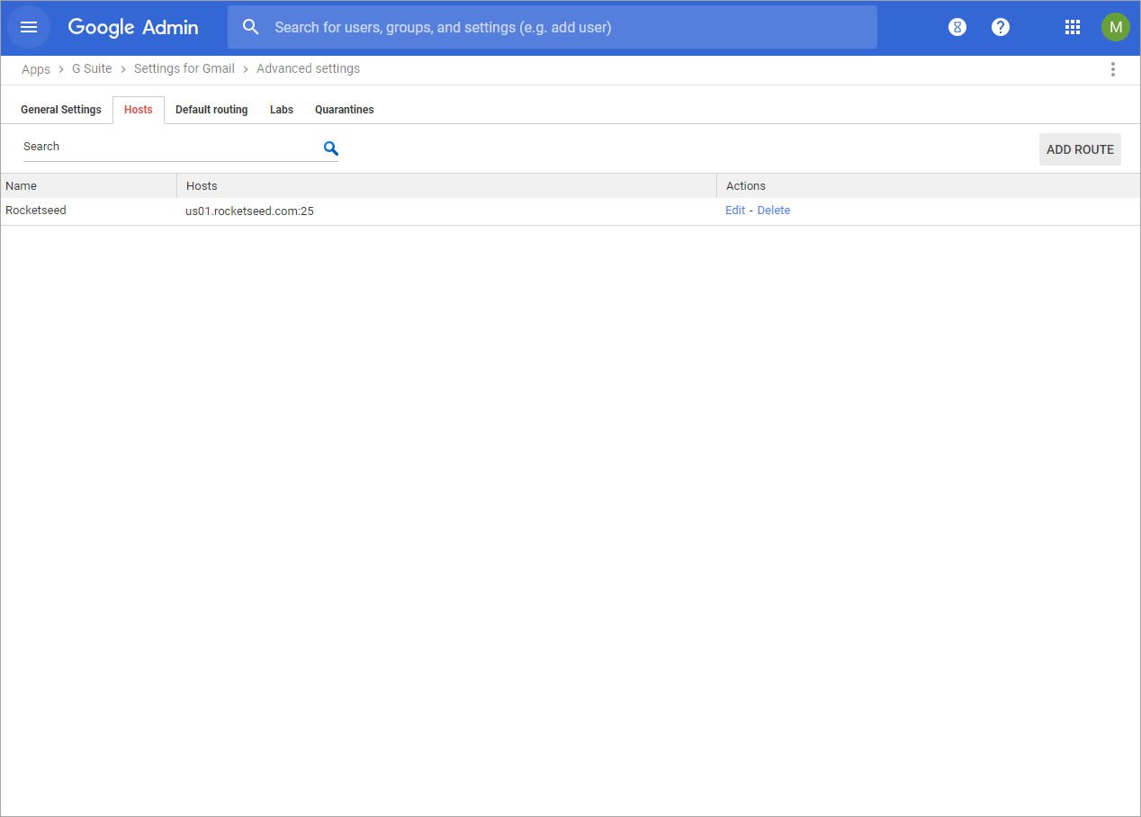 step 5 A screenshot of the Google Admin Advanced Settings window, with the Hosts tab selected.