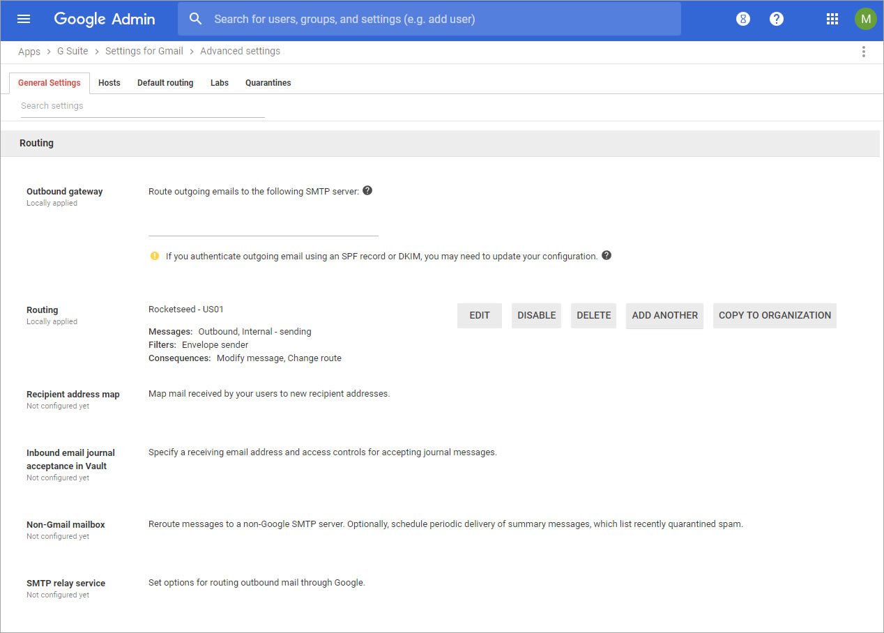 step 8 A screenshot of the Google Admin Advanced Settings window, with the General Settings tab selected.