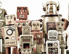 Do You Trust your Vendor’s Email Click Rates? 9 A crowd of rustic-style robots.