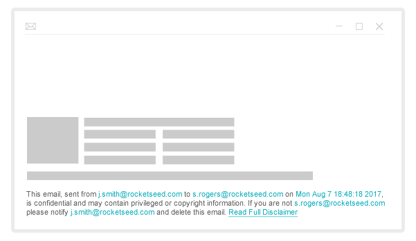 Disclaimer Example 1 final crisp.fw Example of an email disclaimer