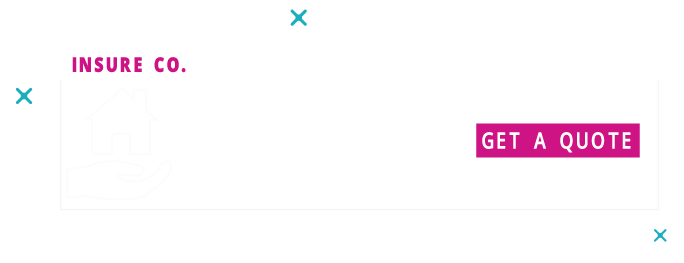 Increase Insurance Leads with Email Signature Marketing A graphic titled INSURE CO, with the message "EXCLUSIVE DEAL: GET A QUOTE" next to a hand cupped beneath a house.