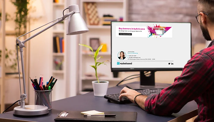 What makes a good email signature banner