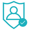 POPIA-icon POPIA-icon depicting a shield with a person inside and a tick mark on the bottom right hand side